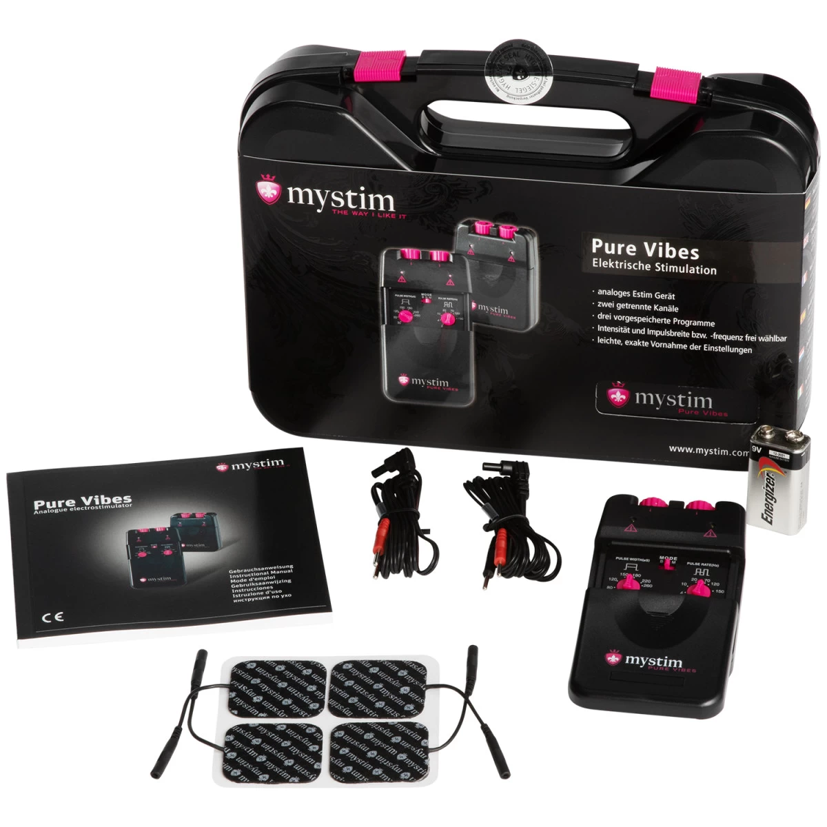 Mystim Pure Vibes Analoge Electro Sex Unit 1 Mystim Pure Vibes Analoge Electro Sex Unit