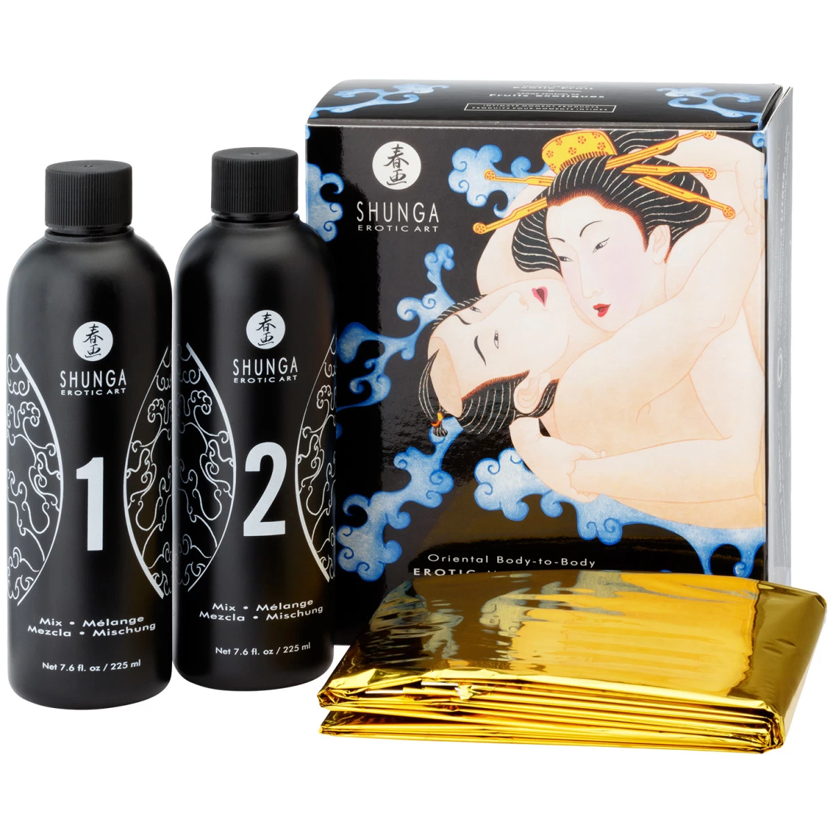 Shunga Body Slide Massage Gel Set 2 X 225 Ml 1 Shunga Body Slide Massage Gel Set 2 X 225 Ml