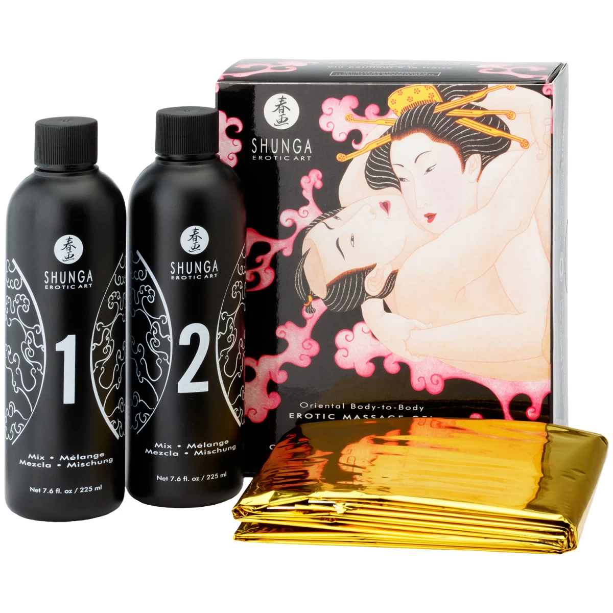 Shunga Body Slide Massage Gel Set 2 X 225 Ml 2 Shunga Body Slide Massage Gel Set 2 X 225 Ml - Afbeelding 2