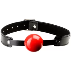 Sportsheets Sex & Mischief Red Gag Ball  -Sinful 12966 sexandmischief kugle gag 01 q100