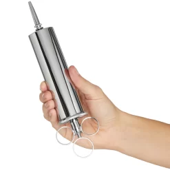 Rimba Metalen Klysmaspuit 100 Ml -Sinful 13081 metal lavement sproejte 100ml 50 hand q100