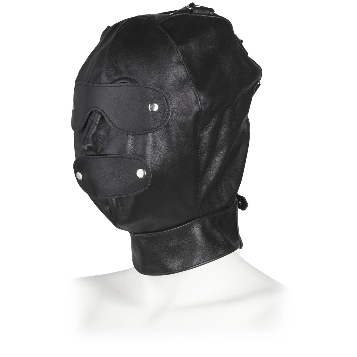 Rimba Verstelbaar Leren BDSM Masker 1 Rimba Verstelbaar Leren BDSM Masker