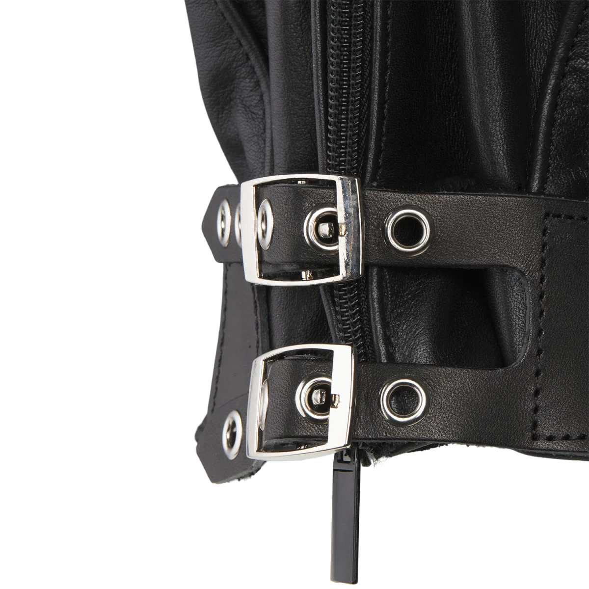 Rimba Verstelbaar Leren BDSM Masker 5 Rimba Verstelbaar Leren BDSM Masker - Afbeelding 5