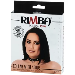 Rimba Verstelbare Leren Halsband -Sinful 13733 rimba justerbart laeder halsbaand 90 pack q100