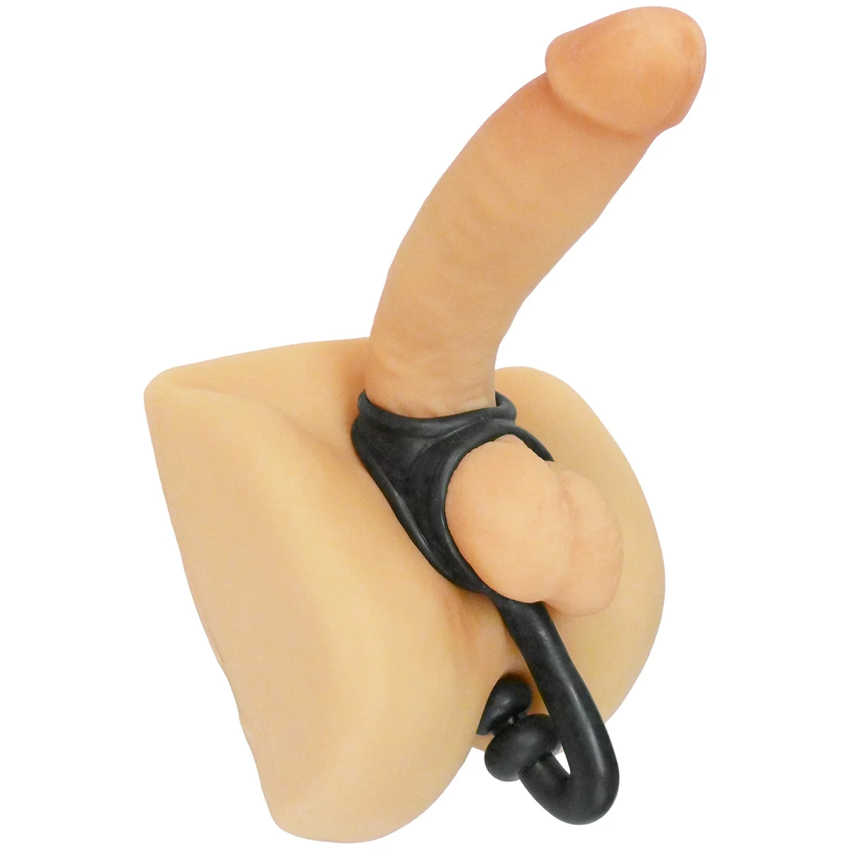 XR Brands De Tower Erection Enhancer Cockring En Buttplug 3 XR Brands De Tower Erection Enhancer Cockring En Buttplug - Afbeelding 3