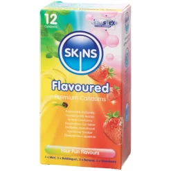 Skins Flavoured Condoms 12 Pcs