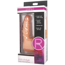XR Brands Wand Essentials Dildo Delight Opzetstuk -Sinful 14956 wand essentials dildo delight penis wand attachment 10 package q100