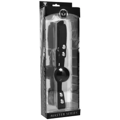 XR Brands Master Series Premium Hush Silicone Comfort Ball Gag -Sinful 14965 master series premium hush silikone comfort ball gag 10 package q100