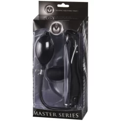 XR Brands Master Series Silencer Opblaasbare Siliconen Penis Gag -Sinful 14966 master series silencer oppustelig silikone penis gag 90 pack q100