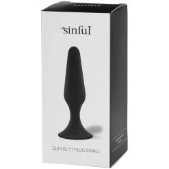 Sinful Slim Buttplug Small -Sinful 15204 sinful slim anal plug small 05