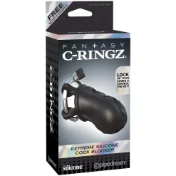 Pipedream Fantasy C-Ringz Extreme Silicone Cock Blocker 13 Pipedream Fantasy C-Ringz Extreme Silicone Cock Blocker -Sinful 15351 fantasy c ringz cock blocker silikone kyskhedsb lte 07