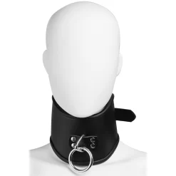 XR Brands Strict Leren Vergrendelingshalsband -Sinful 15511 strict leather posture collar halsbaand 02