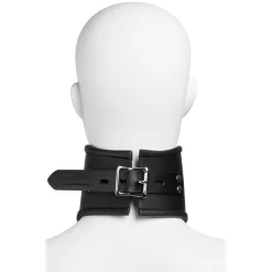 XR Brands Strict Leren Vergrendelingshalsband -Sinful 15511 strict leather posture collar halsbaand 03