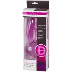 XR Brands Wand Essentials Rabbit Dual Stimulatie Opzetstuk -Sinful 15582 wand essentials rabbit dual stimulation tilbehoer 90 pack q100