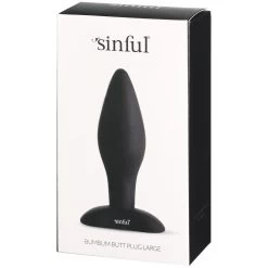 Sinful BumBum Siliconen Buttplug Set -Sinful 15923 sinful bumbum large silikone butt plug 90 pack q100