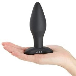 Sinful BumBum Siliconen Buttplug Medium -Sinful 15924 sinful bumbum medium silicone butt plug q100 03