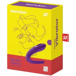 Satisfyer Double Classic -Sinful 15939 partner par vibrator 90 pack q100