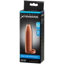 Pipedream Fantasy X-tensions Real Feel Enhancer Penissleeve -Sinful 16683 fantasy x tensions real feel enhancer penis sleeve 90 pack q100