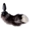 XR Brands Tailz Grey Fox Tail Buttplug
