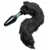 XR Brands Tailz Midnight Fox Tail Glazen Buttplug