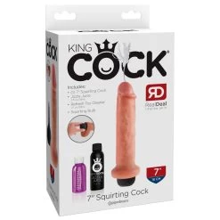 Pipedream King Cock Realistische Spuitende Dildo 21,6 Cm -Sinful 17247 king cock realistisk spr jte dildo 18 cm 06
