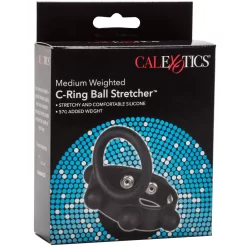 CalExotics Verzwaarde C-Ring Ballstretcher 7 CalExotics Verzwaarde C-Ring Ballstretcher -Sinful 17283 calexotics weighted c ring ball stretcher medium q100 01