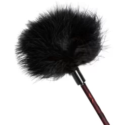 CalExotics Scandal Feather Crop -Sinful 17335. scandal feather crop pisk q100 02