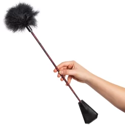 CalExotics Scandal Feather Crop -Sinful 17335. scandal feather crop pisk q100 05