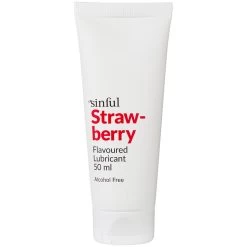 Sinful Strawberry Glijmiddel Op Waterbasis 50 Ml