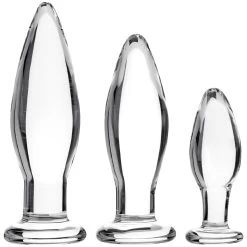 Sinful BumBum Glazen Buttplug-set