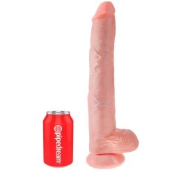 Pipedream King Cock Realistische Dildo Met Ballen 35 Cm -Sinful 18523 king cock realistisk dildo med kugler 35 cm 06