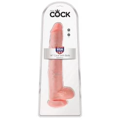 Pipedream King Cock Realistische Dildo Met Ballen 35 Cm -Sinful 18523 king cock realistisk dildo med kugler 35 cm 07