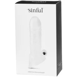 Sinful Vibrerende Penis Extender Sleeve -Sinful 19428 sinful vibrerende penis extender sleeve 01