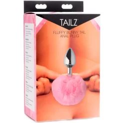 XR Brands Tailz Fluffy Bunny Tail Buttplug -Sinful 19697 tailz fluffy bunny tail anal plug 02