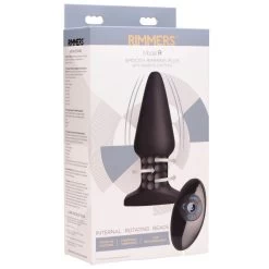XR Brands Rimmers Smooth Rimming Vibrerende Buttplug Met Afstandsbediening -Sinful 19755 rimmers smooth rimming fjernbetjent butt plug 06