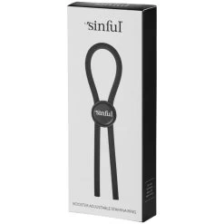 Sinful Booster Lasso Verstelbare Cockring -Sinful 19999 sinful booster justerbar lasso penisring 05