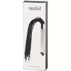 Sinful Deluxe Flogger 33 Cm -Sinful 20009 sinful deluxe flogger fuxtoy q100 01