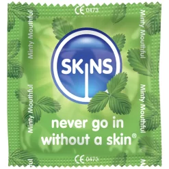 Skins Flavoured Condoms 4 Pcs -Sinful 20180 skins forskellige kondomer med smag 16 stk q100 05 3