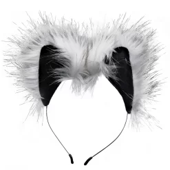 XR Brands Tailz Grey Wolf Buttplug Staart En Oren -Sinful 20915 tailz grey wolf tail anal plug s t 02