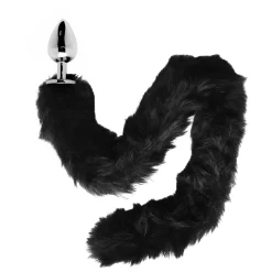 Furry Fantasy Black Panther Buttplug Met Staart