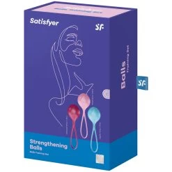 Satisfyer Strengthening Balls Geishaballen Trainingsset  -Sinful 21172 satisfyer balls single baekkenbunds kugler 3 stk 90 pack q100
