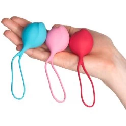 Satisfyer Strengthening Balls Geishaballen Trainingsset  -Sinful 21172 satisfyer pelvic floor strengthening balls single 3 pcs 50 hand q100