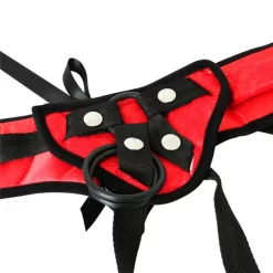 Sportsheets Rode Kanten Corset Strap-On Harnas -Sinful 21459 sportsheets red lace korset strap on harness q100 04