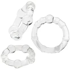 Baseks Triple Fun Cockring Set -Sinful 21570 baseks triple fun cock ring set ninghai q100 01