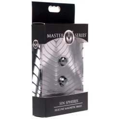 XR Brands Master Series Magnetische Siliconen Ballen -Sinful 21750 master series magnetiske silikone kugler q100 04