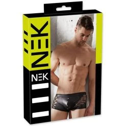 Orion NEK Wetlook Boxershort Met Drukknopen 7 Orion NEK Wetlook Boxershort Met Drukknopen -Sinful 21935 nek wetlook boxershorts med knapper q100 04