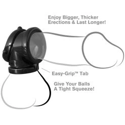 Pipedream Fantasy C-Ringz Rock Hard Cock Pipe -Sinful 22090 fantasy c ringz rock hard cock pipe 06