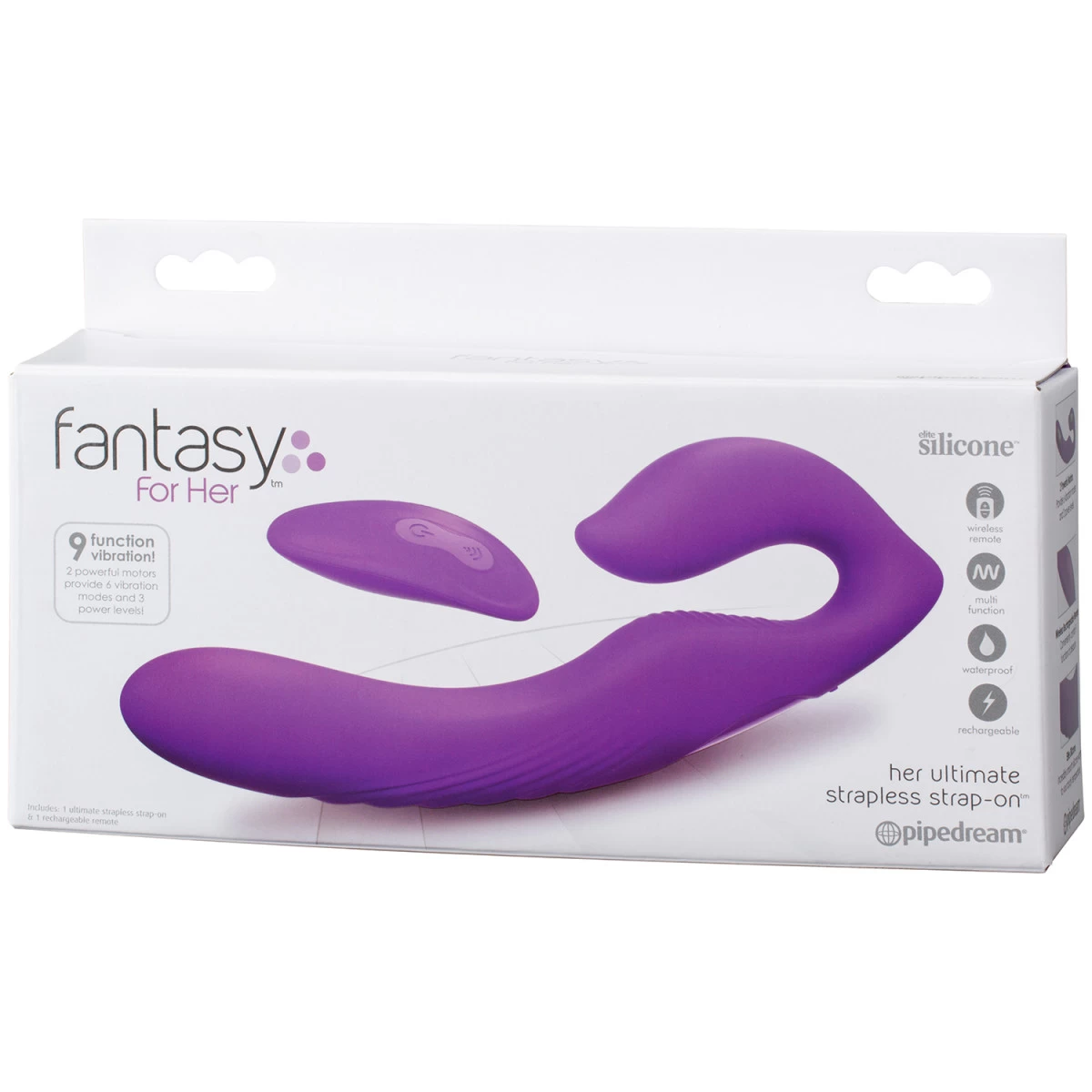 Pipedream Fantasy For Her Strapless Strap-on Met Vibrator 6 Pipedream Fantasy For Her Strapless Strap-on Met Vibrator - Afbeelding 6