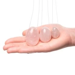 La Gemmes Yoni Ei Rozenkwarts -Sinful 22276 la gemmes rose quartz yoni egg q100 05