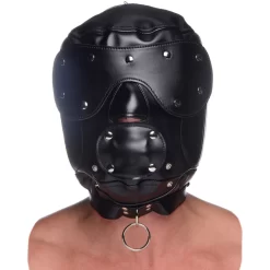 XR Brands Master Series Muzzled BDSM Capuchon -Sinful 22304 master series muzzled bdsm hood q100 03